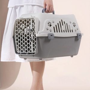 Cage de transport respirante pour chat