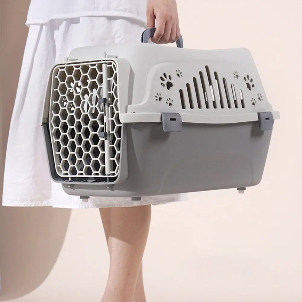 Cage de transport respirante pour chat