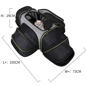 sac de transport extensible pour chat