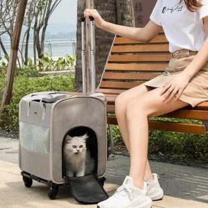 sac à roulettes pour chat