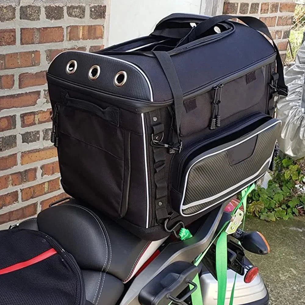 sac imperméable chat moto