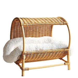 panier osier pour chat