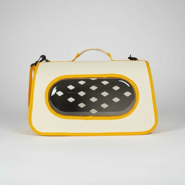 Vue du sac à aération à bulle pour chat