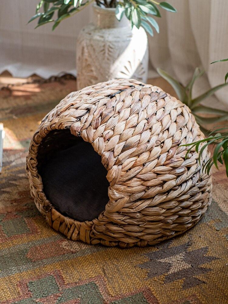 décoration avec panier chat