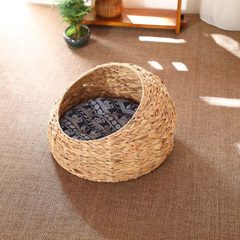 panier en osier pour chat