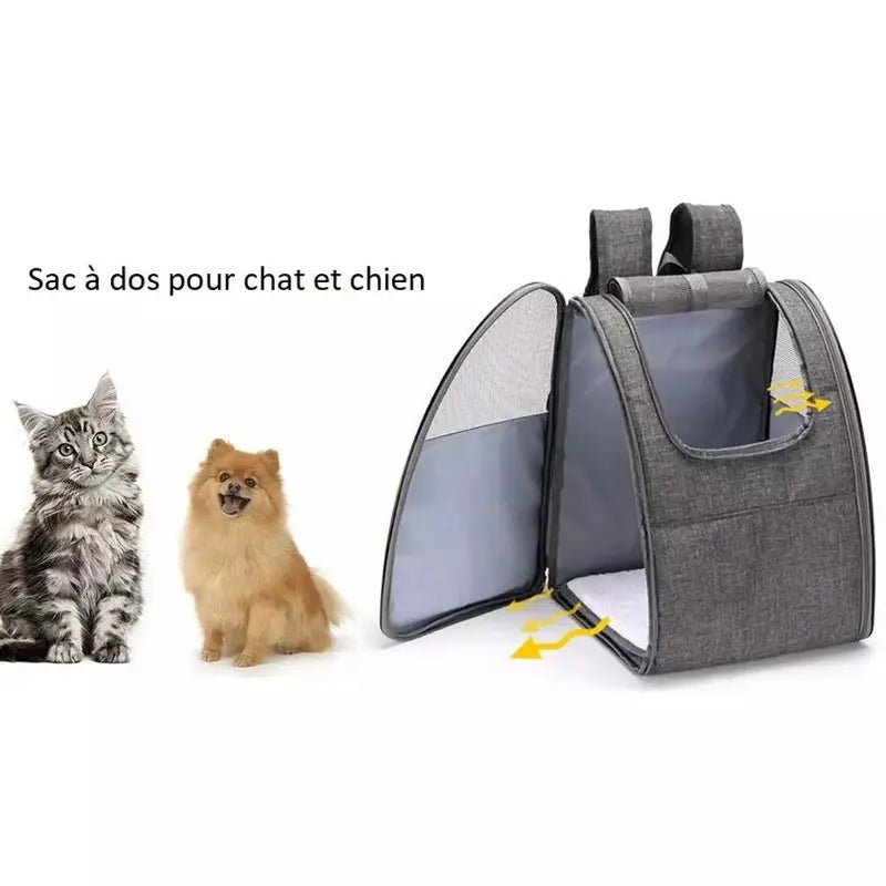 sac à dos pour chat urbain