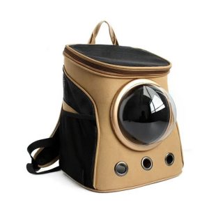 sac à dos pour chat beige