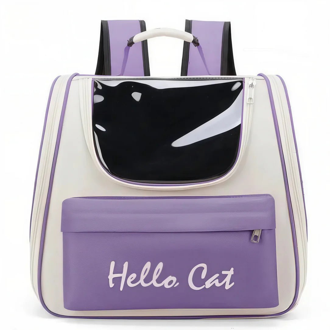 design sac à dos chat