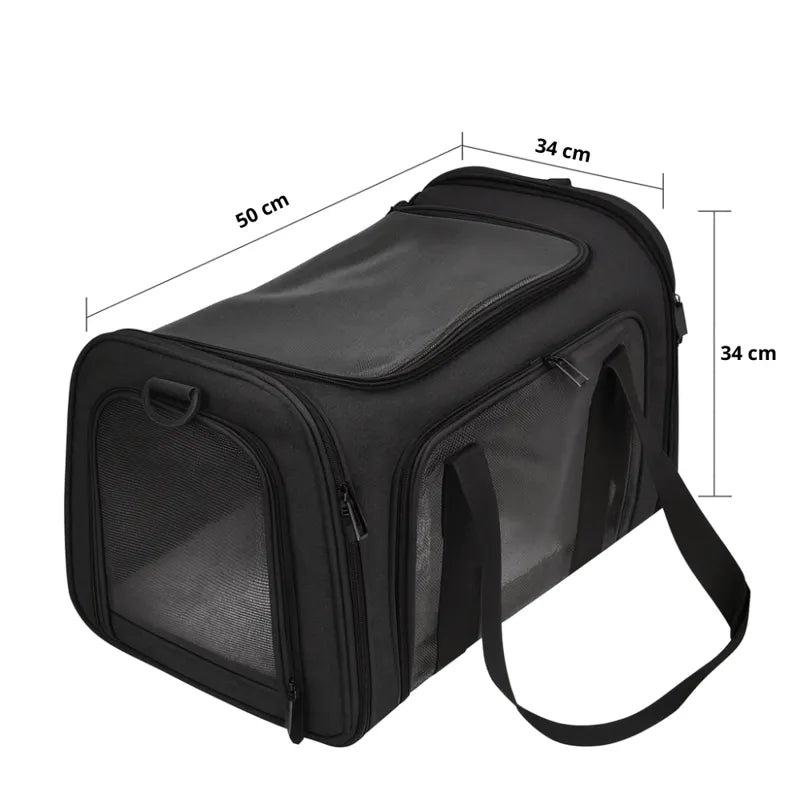 sac en bandoulière design pour chat