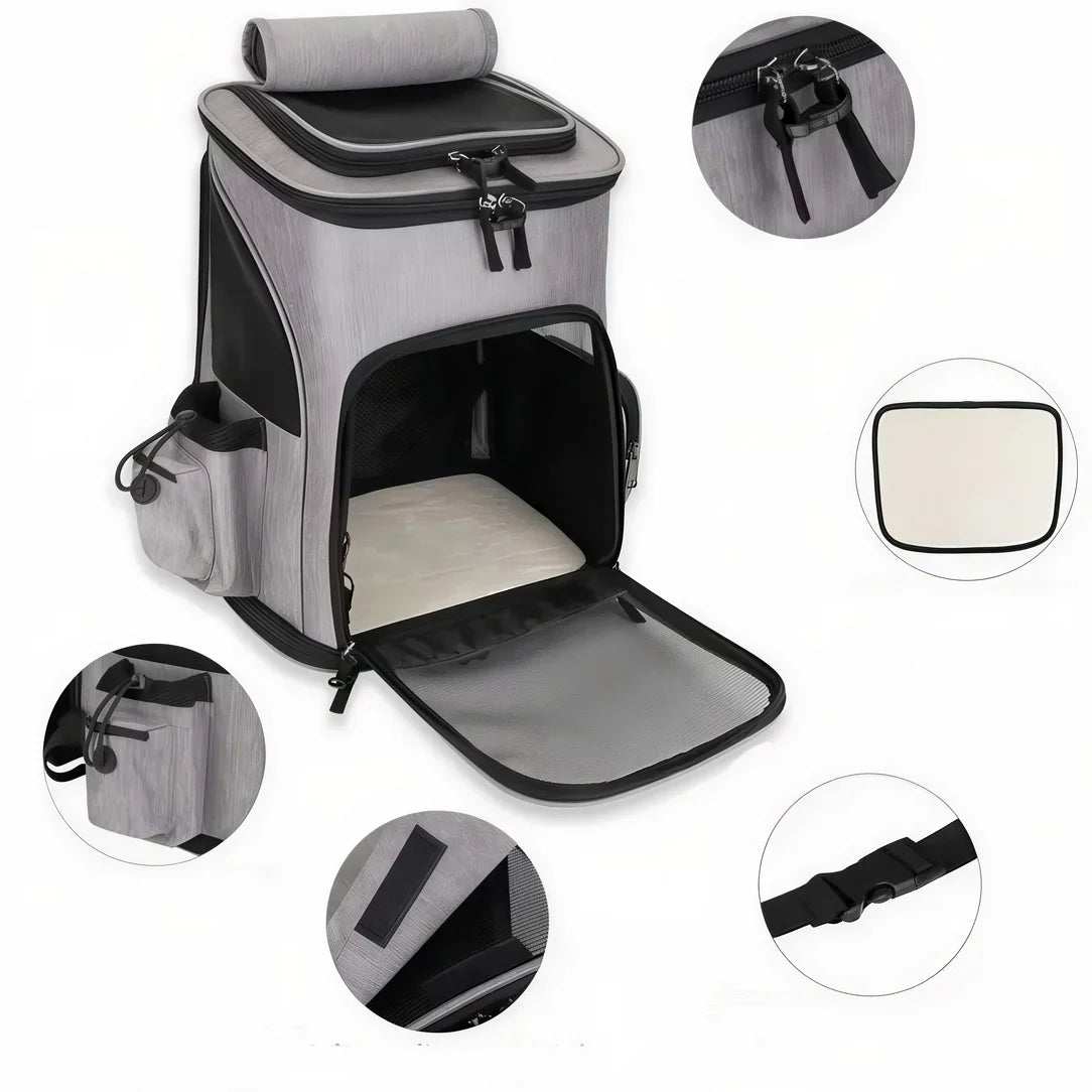 sac à dos chat pratique