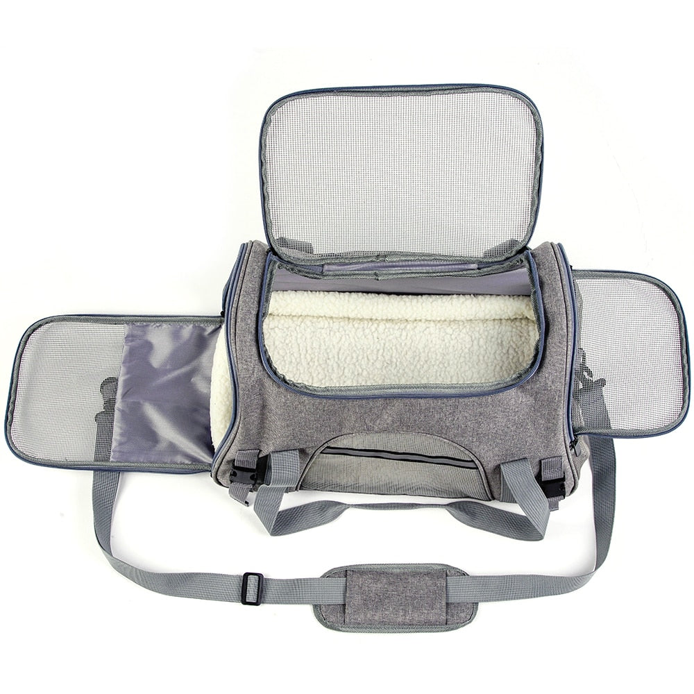 sac pour déplacement de chat