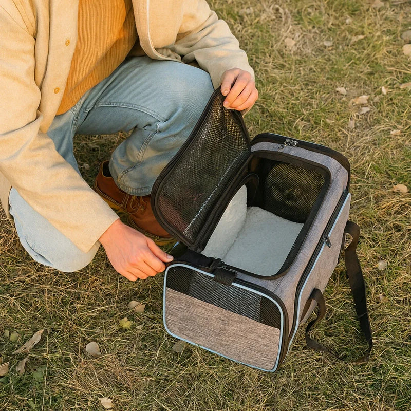 sac promenade sécurisé pour chat